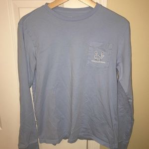 Baby Blue vinevard vines long sleeve